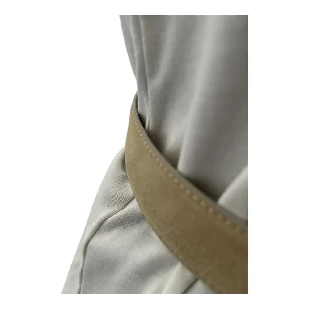 Gucci Beige Suede Belt with G Logo Buckle – XXS